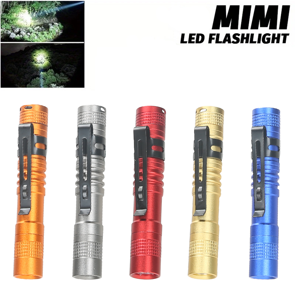 Outdoor Lighting Ideas - Mini draagbare LED-penlamp met clip Ultra