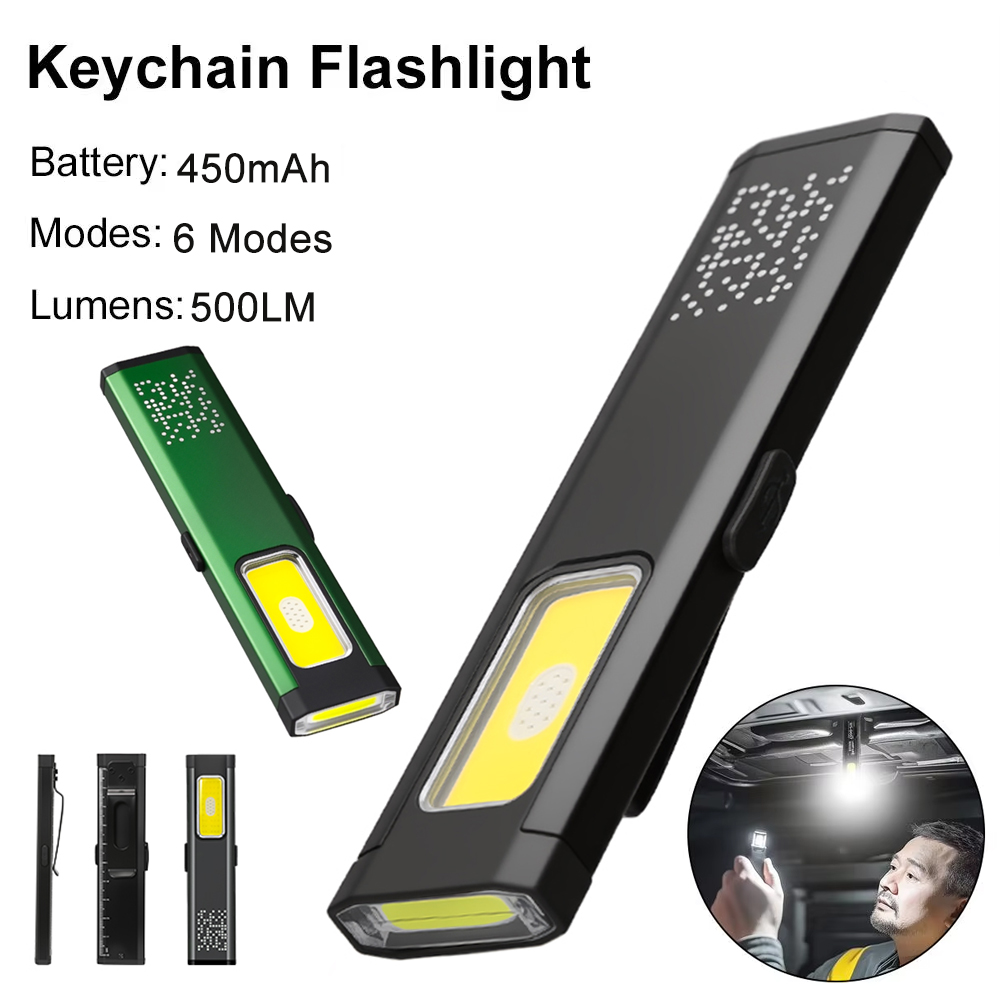 Outdoor Lighting Ideas - Mini draagbare oplaadbare LED-zaklamp, waterdichte zaklamp
