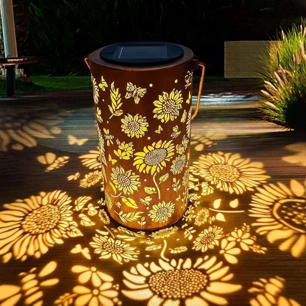 Outdoor Lighting Driveway - Zonnebloemlicht en schaduwlamp Waterdicht buitenlicht op