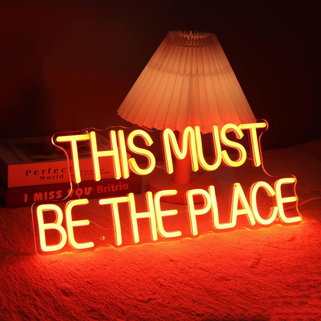 Outdoor Lighting Quotes - DIT MOET DE PLAATSE ZIJN Neonbord