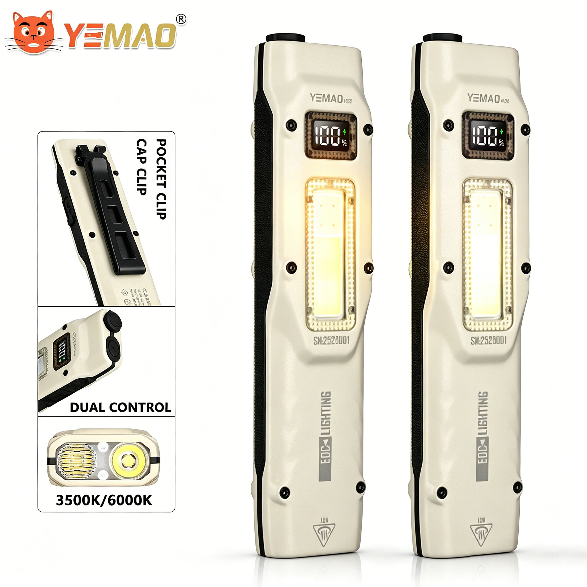 Outdoor Lighting Ideas - Draagbare 880LM YEMAO M28 Ultradunne Tactische
