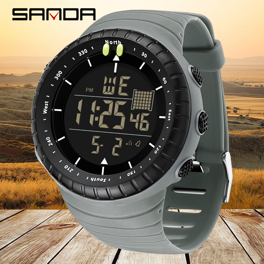 Outdoor Lighting Timer - SANDA Nieuw 6256 elektronisch herenhorloge met