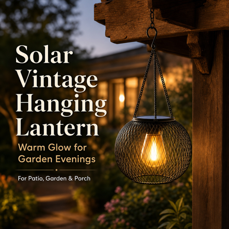 Outdoor Lighting Quality - Op zonne-energie werkende LED hangende vloerlamp