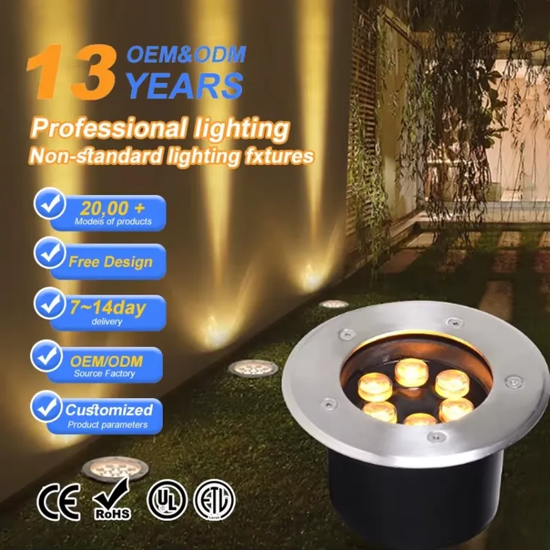 Outdoor Lighting Driveway - Waterdichte IP67 LED grondlamp 12V 24V