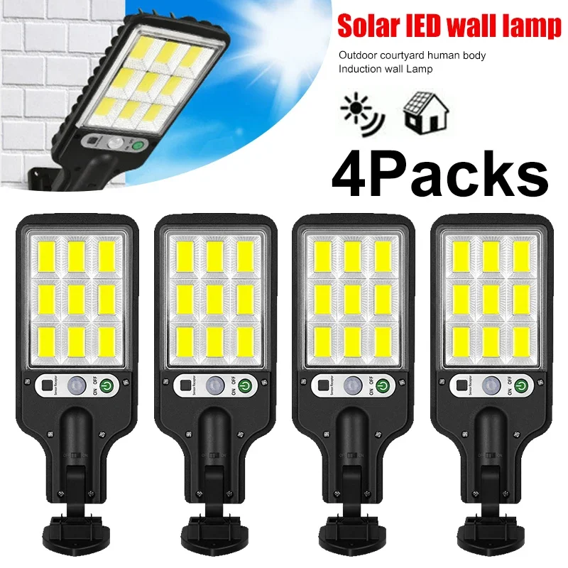 Outdoor Lighting Lamp - Krachtige LED Solar Buitenlamp voor Tuinmuur,