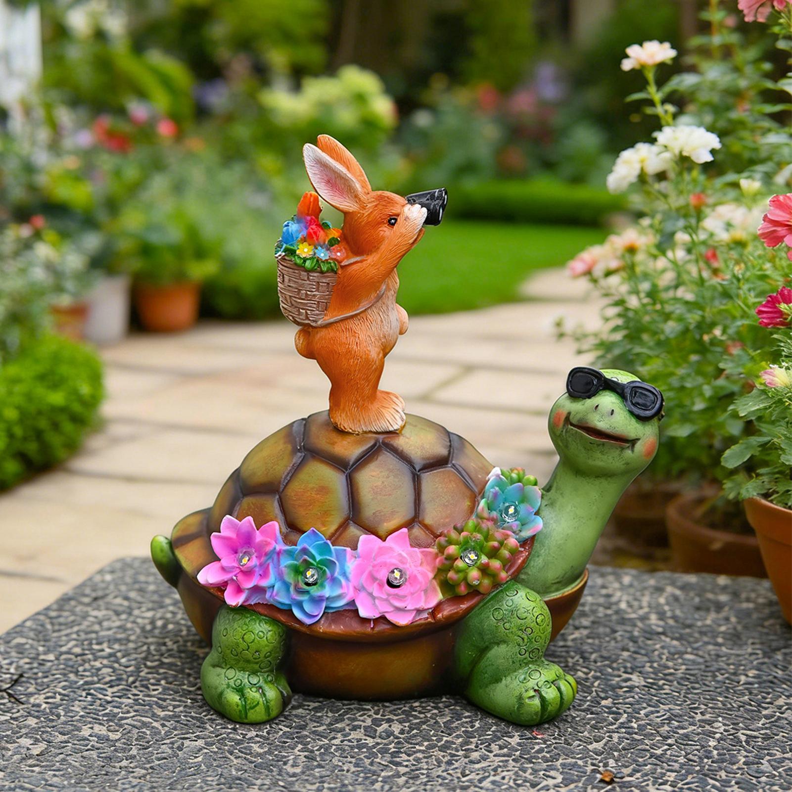 Outdoor Lighting Driveway - NIEUW Buitenfiguurtjes Verlichting Konijn Schildpad Figuur