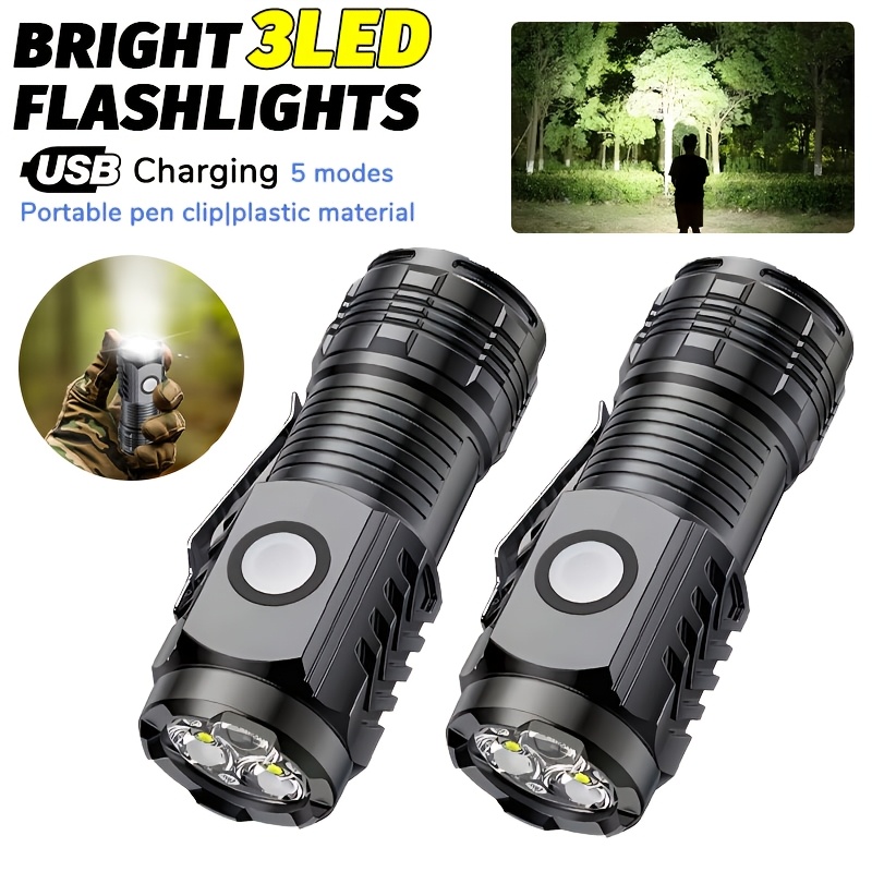 Outdoor Lighting Ideas - Draagbare mini LED-handzaklamp Krachtige zaklamp voor