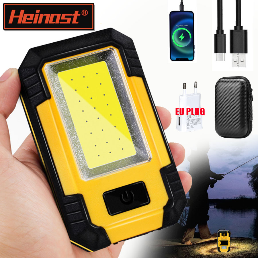 Outdoor Lighting Ideas - Draagbare 4000mAh oplaadbare werklamp Superheldere COB-zaklamp