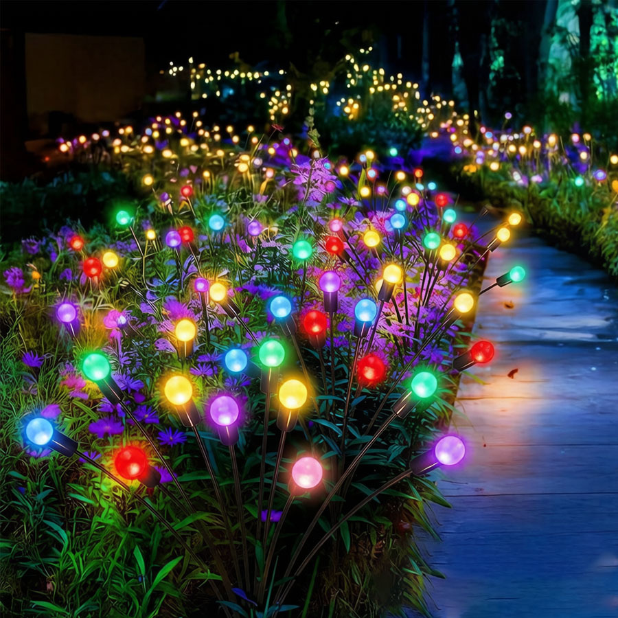 Outdoor Lighting Driveway - 10/6 LED Solar Garden Firefly waterdichte