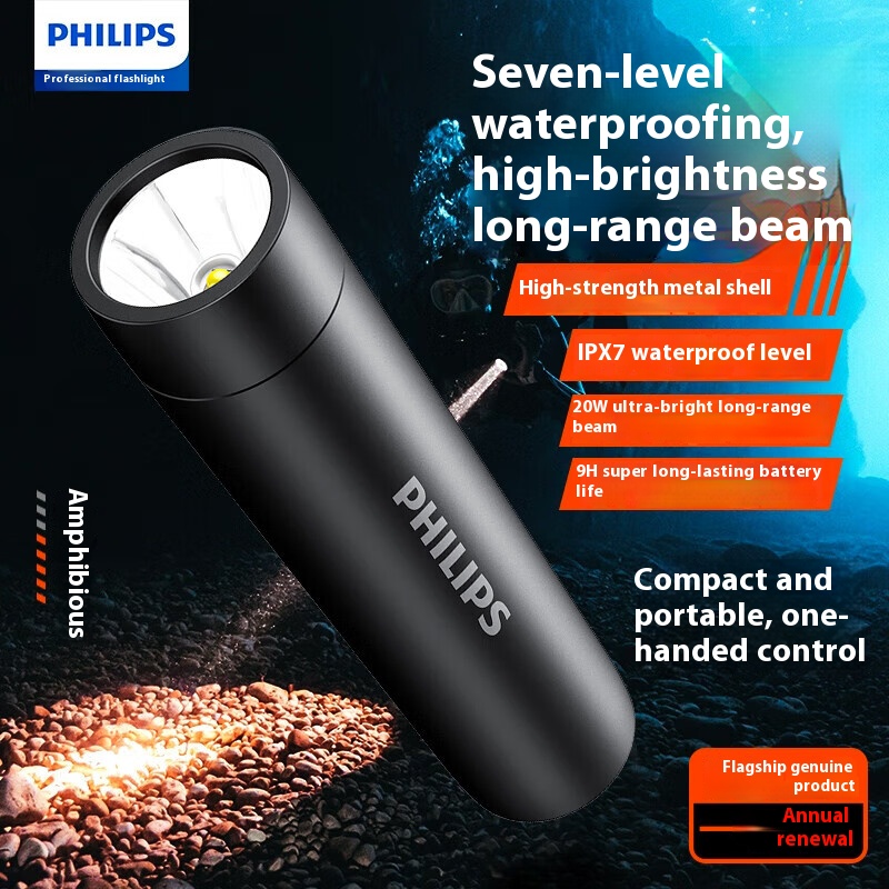 Outdoor Lighting Philips - Philips Nieuwe zaklamp Hoge intensiteit waterdichte
