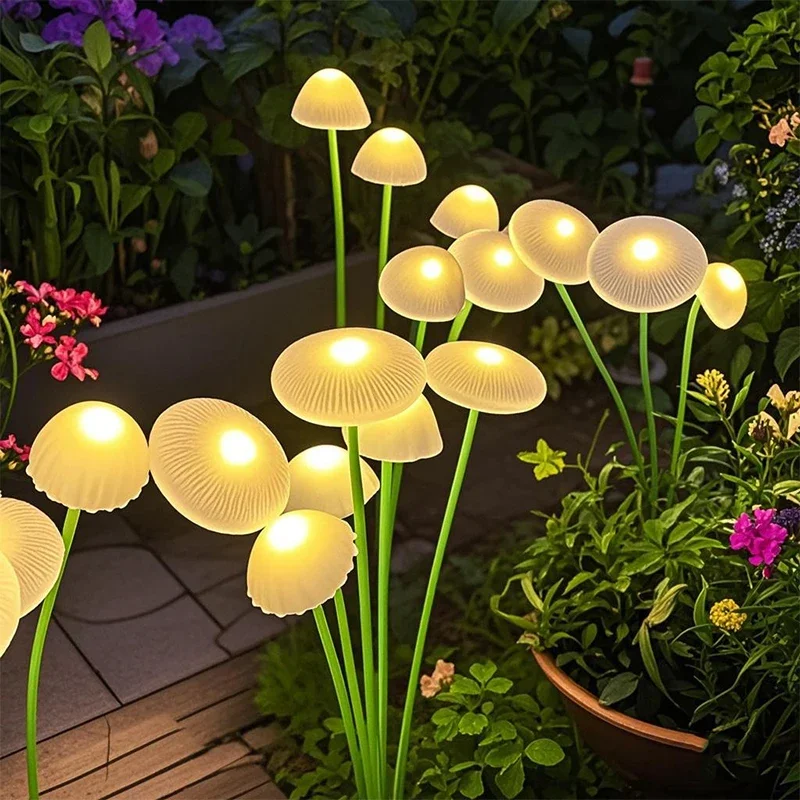 Outdoor Lighting Jellyfish - Solar LED Jellyfish Sway Lights Tuindecoratie