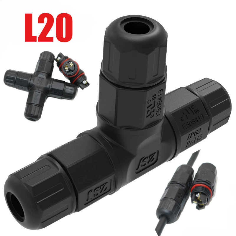 Outdoor Lighting Joint Box - Waterdichte buitenconnector voor LED-verlichting, 2P 3P