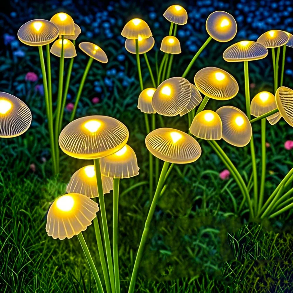 Dubbele modus LED solar tuinve - Outdoor Lighting Jellyfish recensie en prijs
