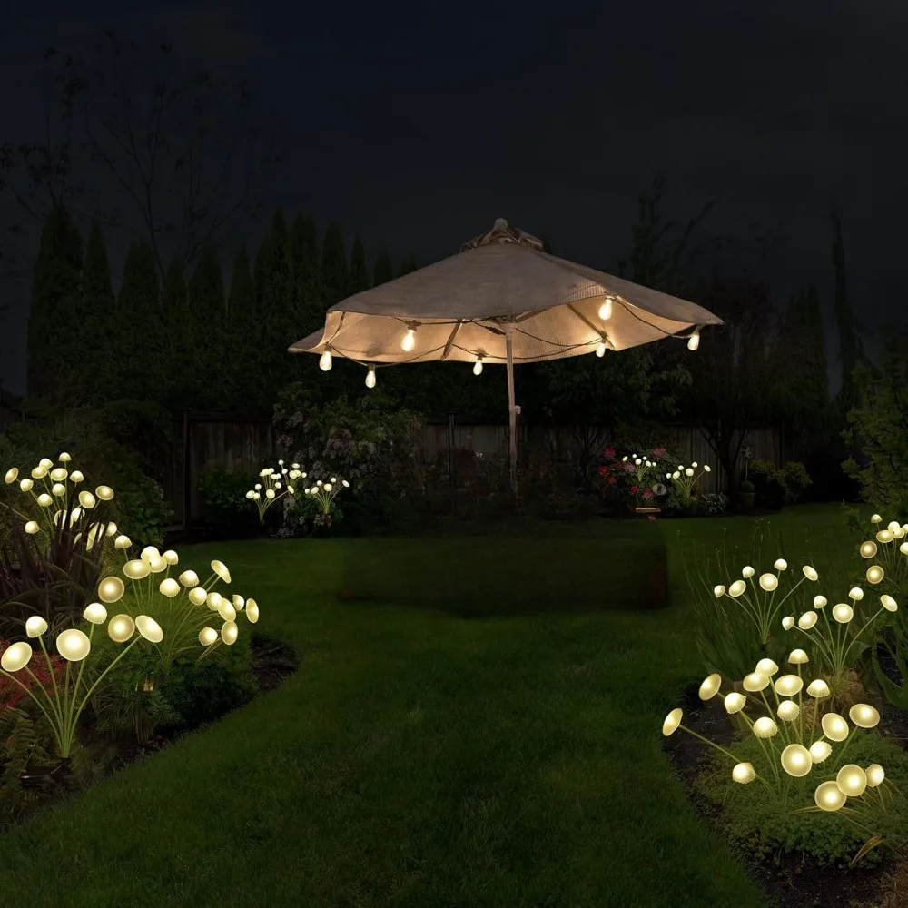 Dubbele modus LED solar tuinve - Outdoor Lighting Jellyfish recensie en prijs