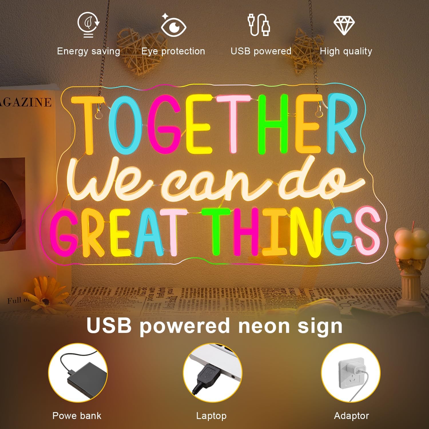 Samen kunnen we geweldige ding - Outdoor Lighting Quotes recensie en prijs