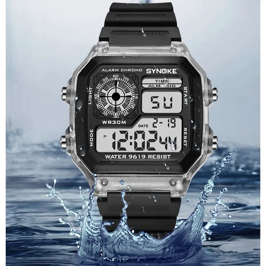 SYNOKE digitale horloges heren - Outdoor Lighting Timer recensie en prijs