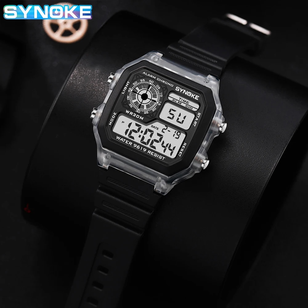SYNOKE digitale horloges heren - Outdoor Lighting Timer recensie en prijs