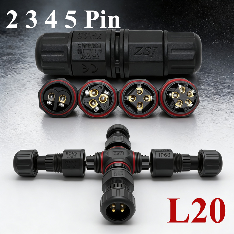 2Pin L20 Kabelconnector voor L - Outdoor Lighting Joint Box recensie en prijs
