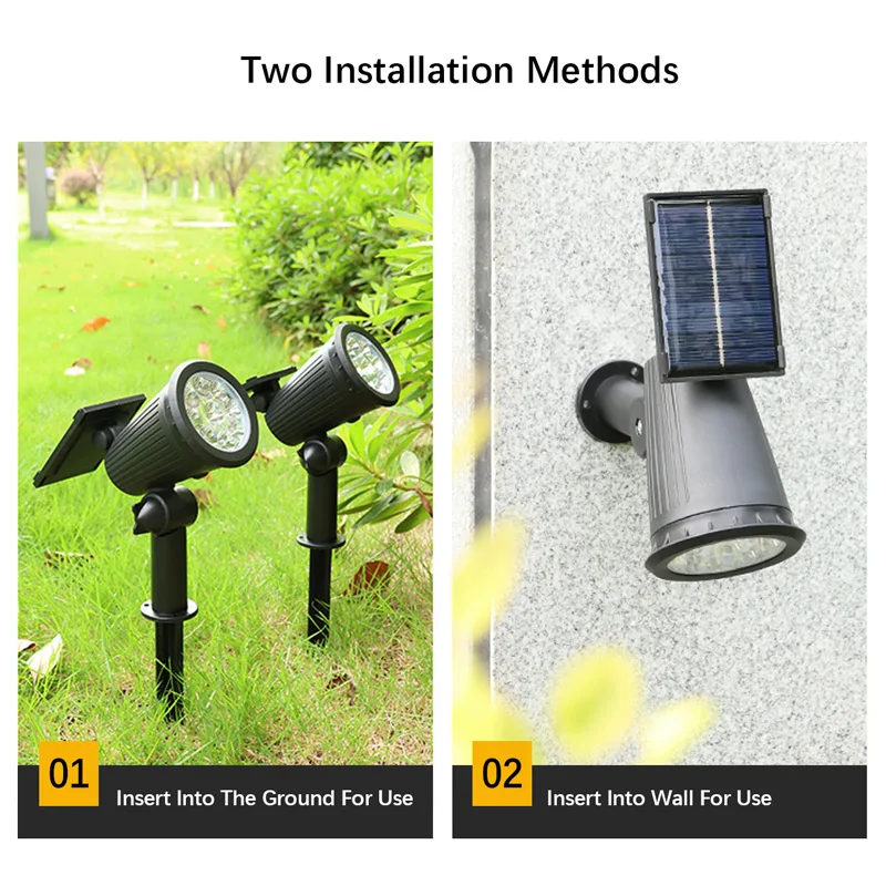 1/2PCS Solar Landscape Lights  - Outdoor Lighting Driveway recensie en prijs