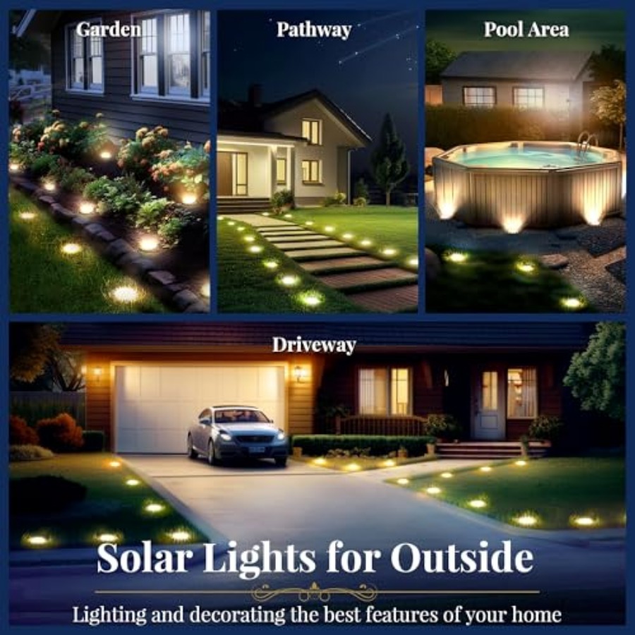 Solar Ground Lights Solar Ligh - Outdoor Lighting Driveway recensie en prijs