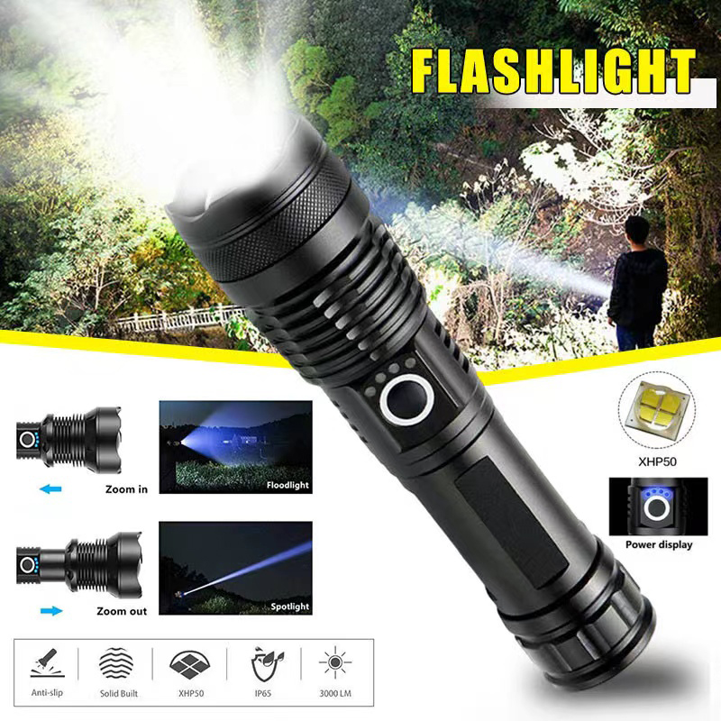 High Power XHP70 Led-zaklamp U - Outdoor Lighting Ideas recensie en prijs